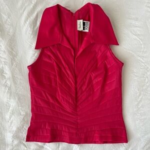 TADASHI fuchsia sleeveless top size 10 for women